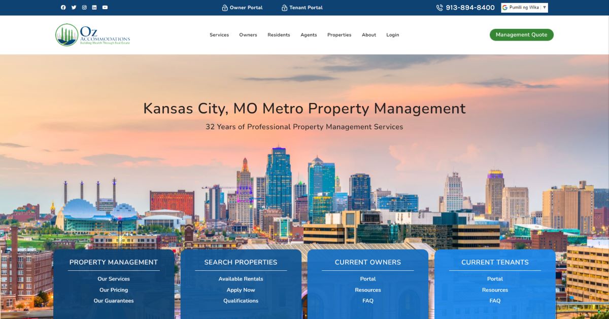 Sugar Creek, KS Property Management